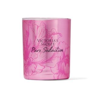 NWT! VICTORIA'S SECRET VELVET PETALS SCENTED GLASS JAR SINGLE WICK CANDLE 9.4 OZ